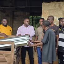 harunamohammed visited mim chief donation